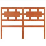 viaszbarna tömör fenyőfa fejtámla 135 cm