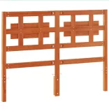 viaszbarna tömör fenyőfa fejtámla 135 cm