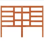 viaszbarna tömör fenyőfa fejtámla 135 cm