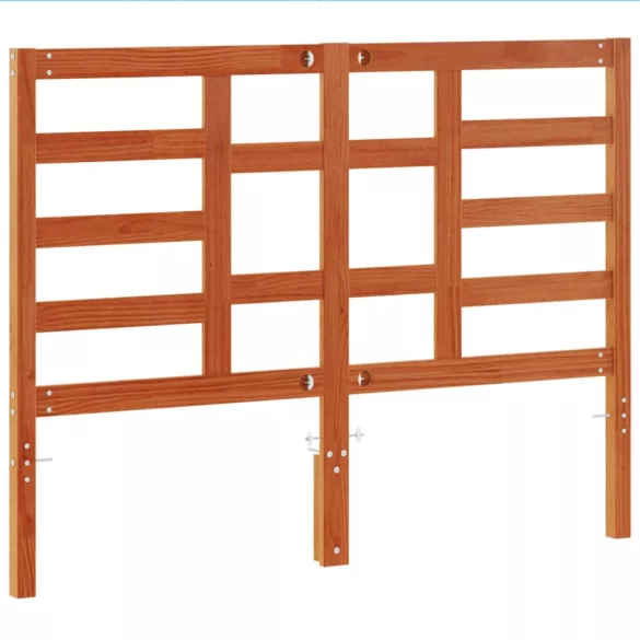 viaszbarna tömör fenyőfa fejtámla 135 cm