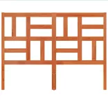 viaszbarna tömör fenyőfa fejtámla 135 cm