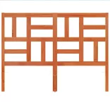 viaszbarna tömör fenyőfa fejtámla 150 cm