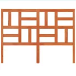 viaszbarna tömör fenyőfa fejtámla 180 cm