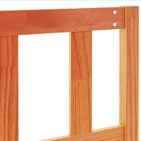 viaszbarna tömör fenyőfa fejtámla 180 cm