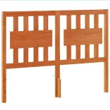 viaszbarna tömör fenyőfa fejtámla 135 cm