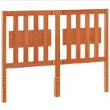 viaszbarna tömör fenyőfa fejtámla 135 cm