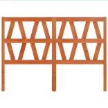 viaszbarna tömör fenyőfa fejtámla 135 cm