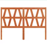 viaszbarna tömör fenyőfa fejtámla 160 cm