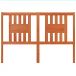 viaszbarna tömör fenyőfa fejtámla 140 cm