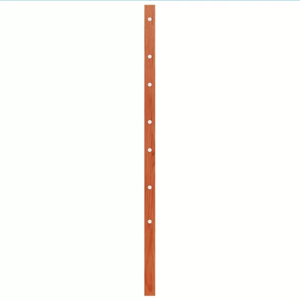 viaszbarna tömör fenyőfa fejtámla 100 cm