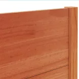 viaszbarna tömör fenyőfa fejtámla 100 cm