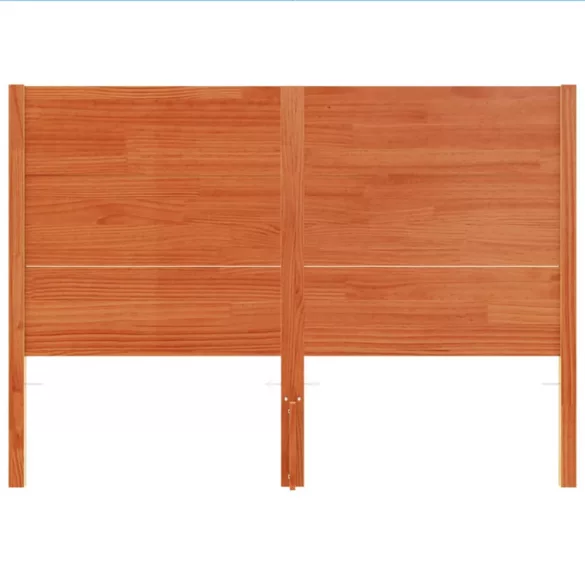 viaszbarna tömör fenyőfa fejtámla 160 cm