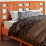 viaszbarna tömör fenyőfa fejtámla 135 cm