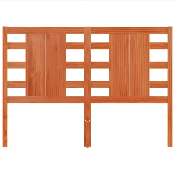 viaszbarna tömör fenyőfa fejtámla 135 cm