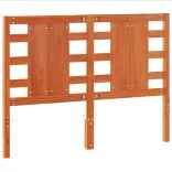 viaszbarna tömör fenyőfa fejtámla 135 cm