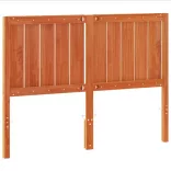 viaszbarna tömör fenyőfa fejtámla 135 cm