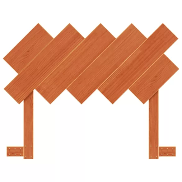 viaszbarna tömör fenyőfa fejtámla 100 cm