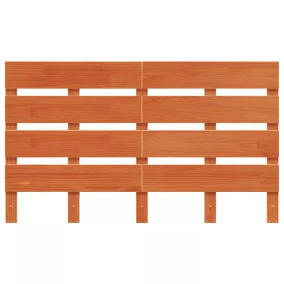 viaszbarna tömör fenyőfa fejtámla 120 cm