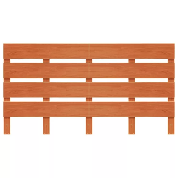 viaszbarna tömör fenyőfa fejtámla 150 cm