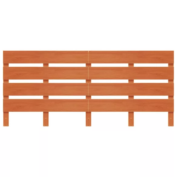 viaszbarna tömör fenyőfa fejtámla 180 cm