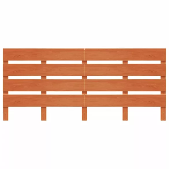 viaszbarna tömör fenyőfa fejtámla 135 cm