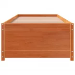 viaszbarna tömör fenyőfa kanapéágy matrac nélkül 90 x 200 cm