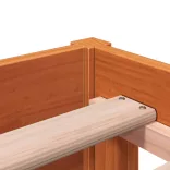 viaszbarna tömör fenyőfa kanapéágy matrac nélkül 90 x 200 cm