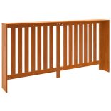 viaszbarna tömör fenyőfa radiátorburkolat 169x19x84 cm