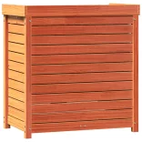 barna tömör fenyőfa ültetőasztal polcokkal 82,5 x 50 x 86,5 cm