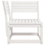 fehér tömör fenyőfa kerti sarokkanapé 73 x 73 x 78 cm