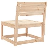 tömör fenyőfa kerti kanapé