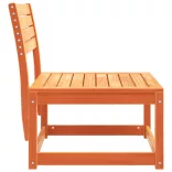 viaszbarna tömör fenyőfa kerti kanapé