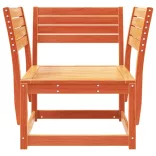 viaszbarna tömör fenyőfa kerti szék