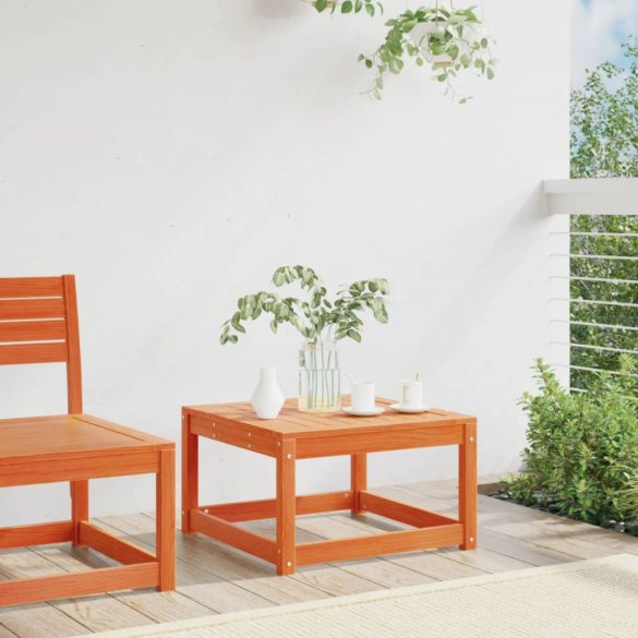 viaszbarna tömör fenyőfa kerti lábtartó