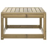 impregnált fenyőfa kerti lábzsámoly