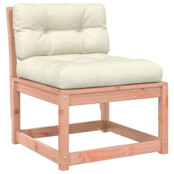 2 db tömör duglászfenyő kerti kanapé párnával