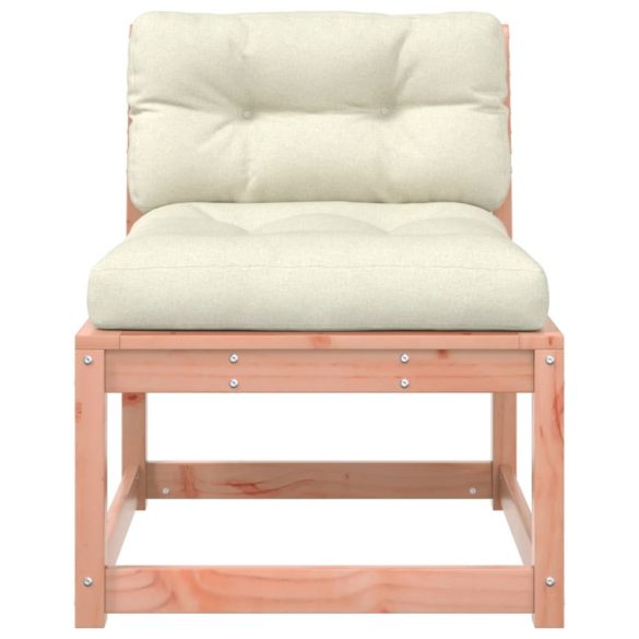 2 db tömör duglászfenyő kerti kanapé párnával