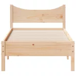 tömör fenyőfa ágy matrac nélkül 75 x 190 cm