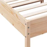 tömör fenyőfa ágy matrac nélkül 75 x 190 cm