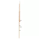 tömör fenyőfa fejtámla 200 cm