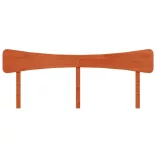 viaszbarna tömör fenyőfa fejtámla 200 cm