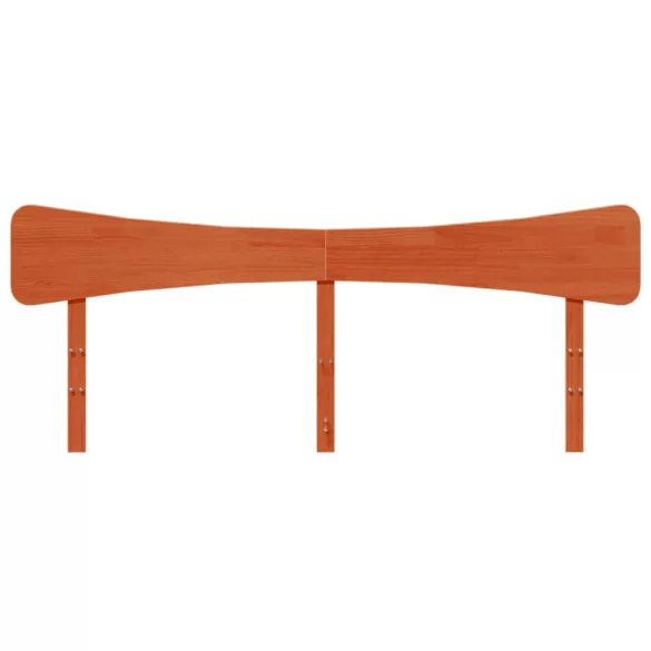 viaszbarna tömör fenyőfa fejtámla 200 cm