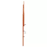 viaszbarna tömör fenyőfa fejtámla 200 cm