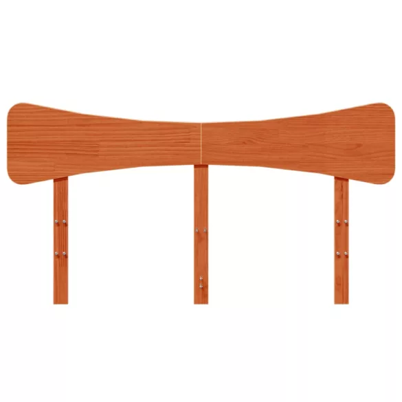 viaszbarna tömör fenyőfa fejtámla 160 cm