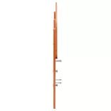 viaszbarna tömör fenyőfa fejtámla 160 cm