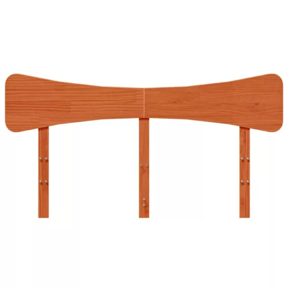 viaszbarna tömör fenyőfa fejtámla 150 cm