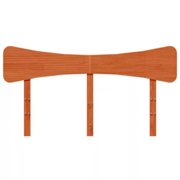 viaszbarna tömör fenyőfa fejtámla 140 cm