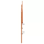 viaszbarna tömör fenyőfa fejtámla 140 cm