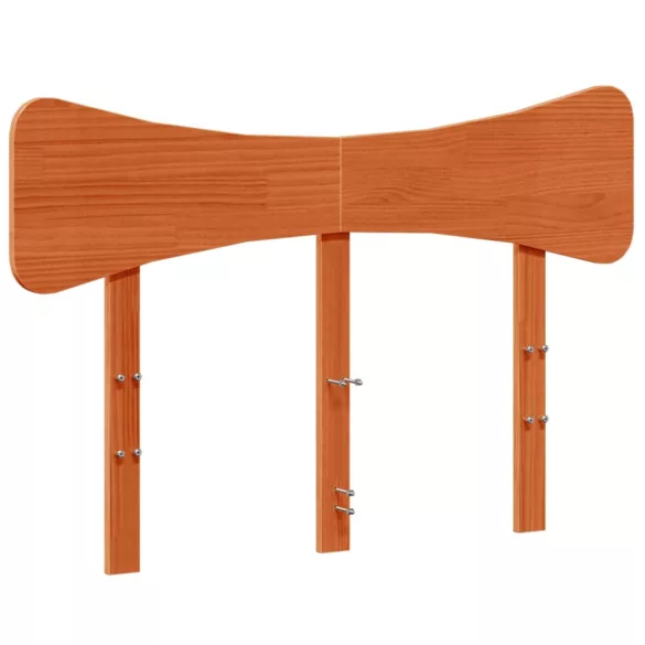 viaszbarna tömör fenyőfa fejtámla 135 cm