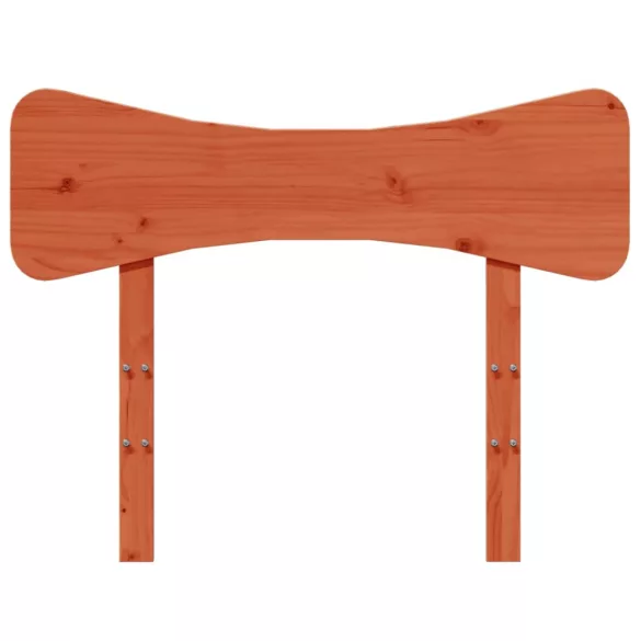 viaszbarna tömör fenyőfa fejtámla 100 cm